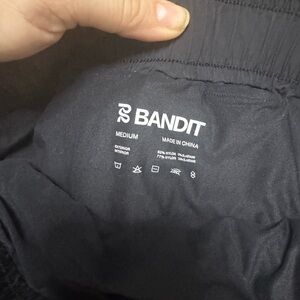Bandit Black athletic shorts